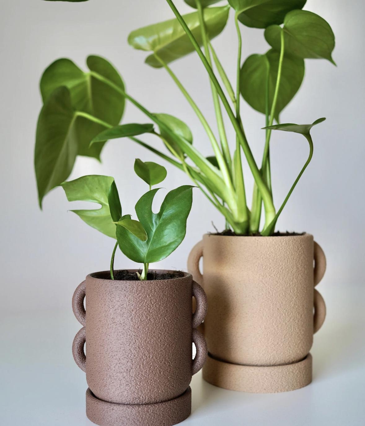 Modern Minimalist Planter: Loopo Design with Handles