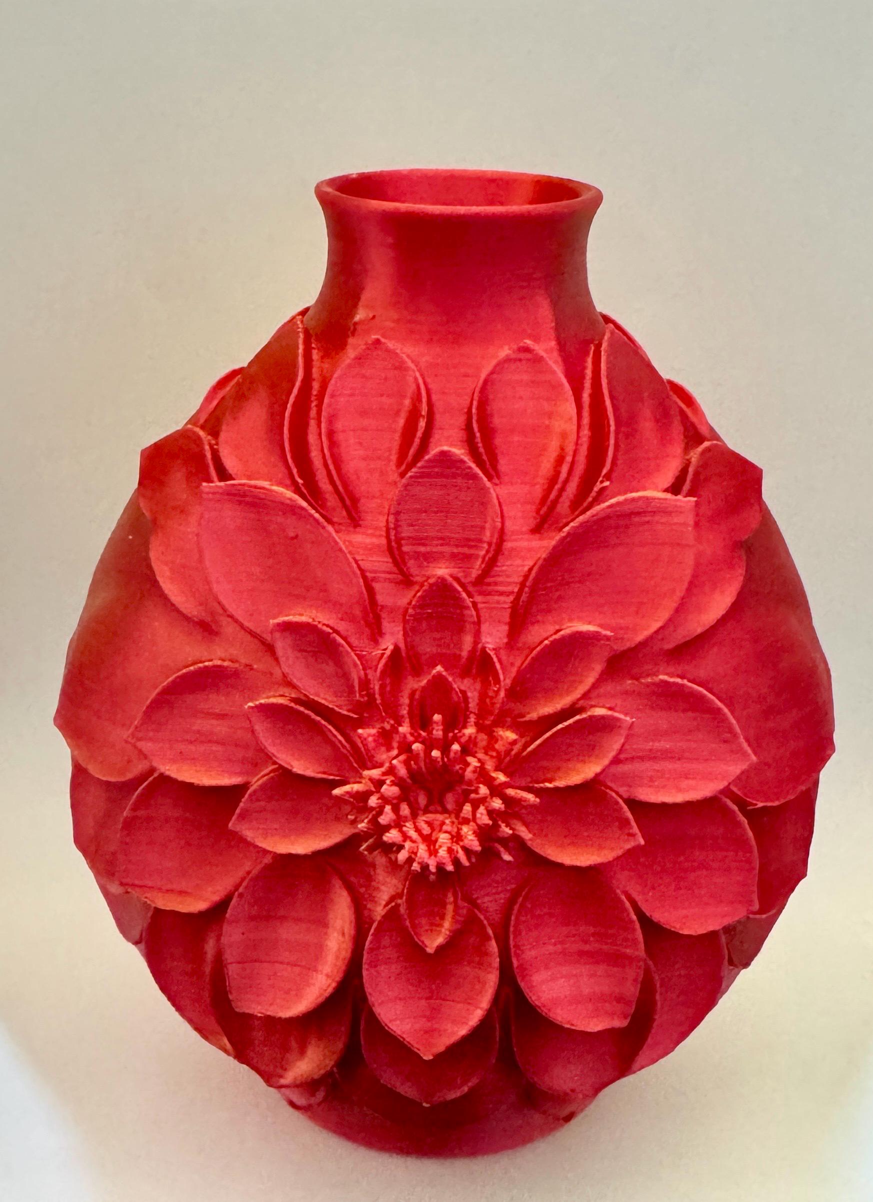Dahlia collection vase