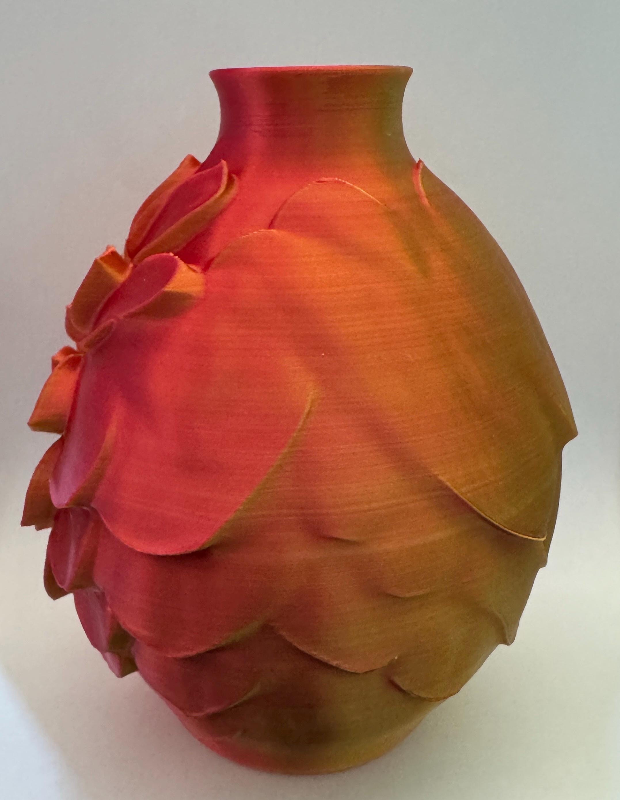 Dahlia collection vase