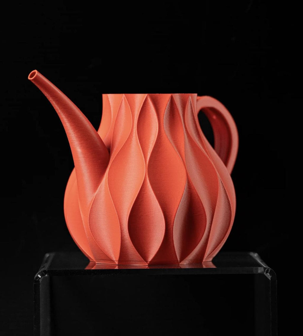 3D Printed Watering Can: Modern Sculptural Design, Eco-Friendly PLA