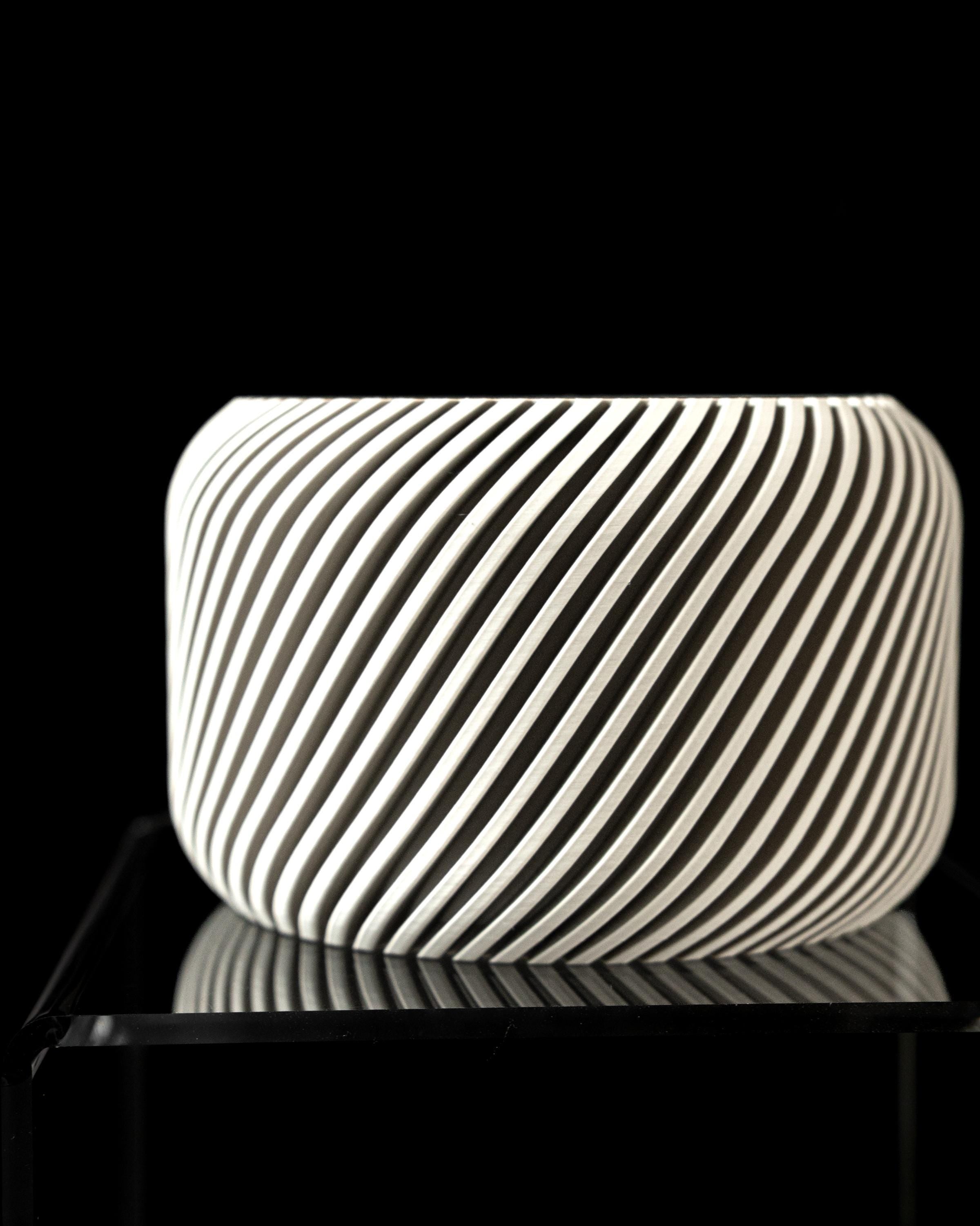 Slant Patterned Planter