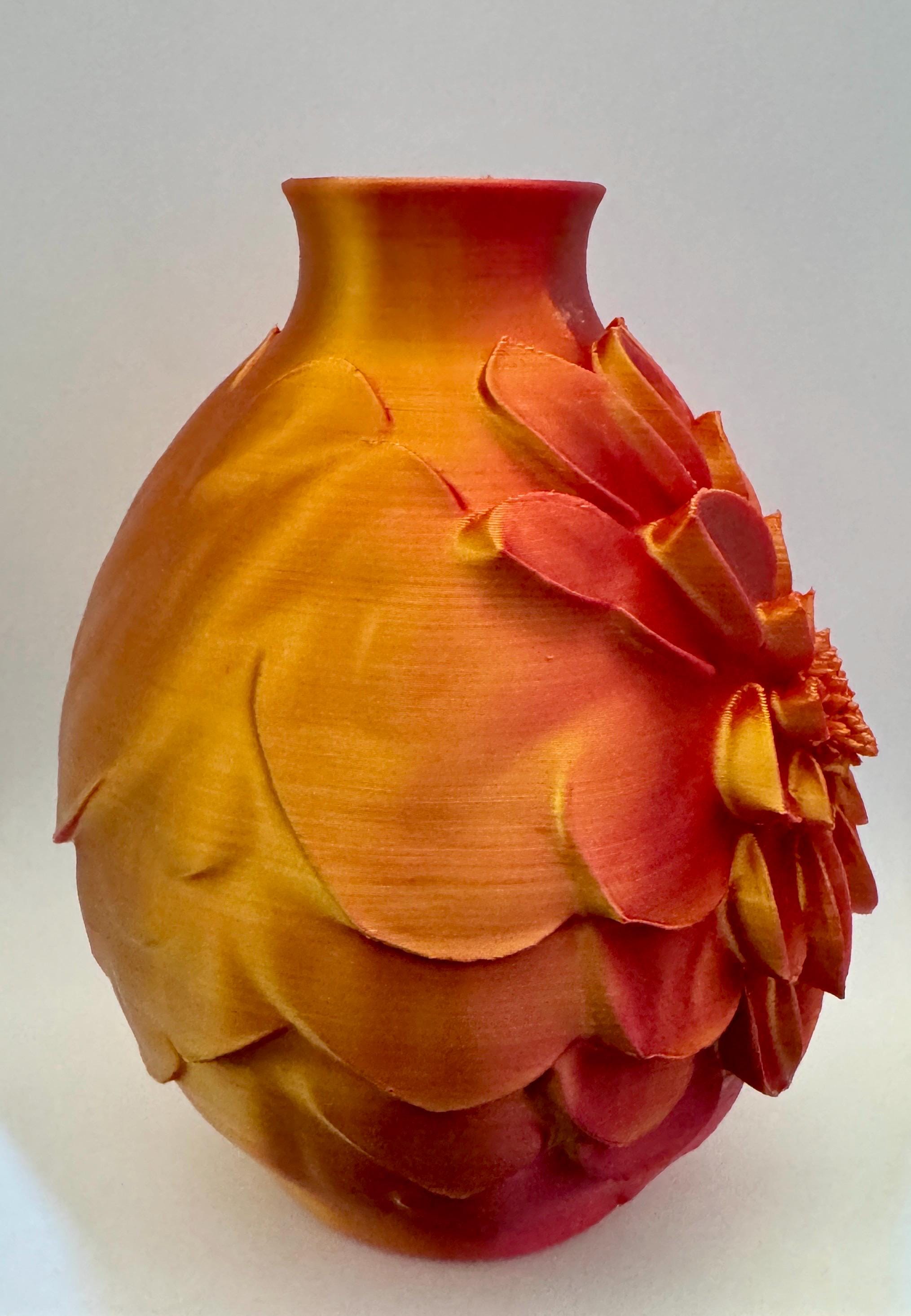 Dahlia collection vase